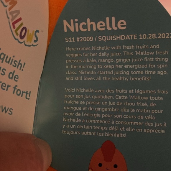 Squishmallow Nichelle the Parasaurolophus NWT 11” - Picture 4 of 4